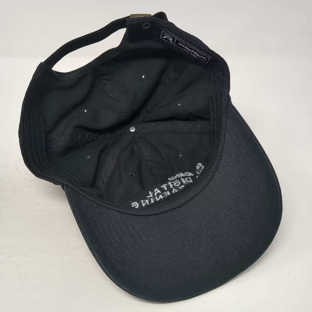 Richardson Baseball Cap Black White OS Idaho Digital Learning Alliance Hat Logo - Picture 7 of 10